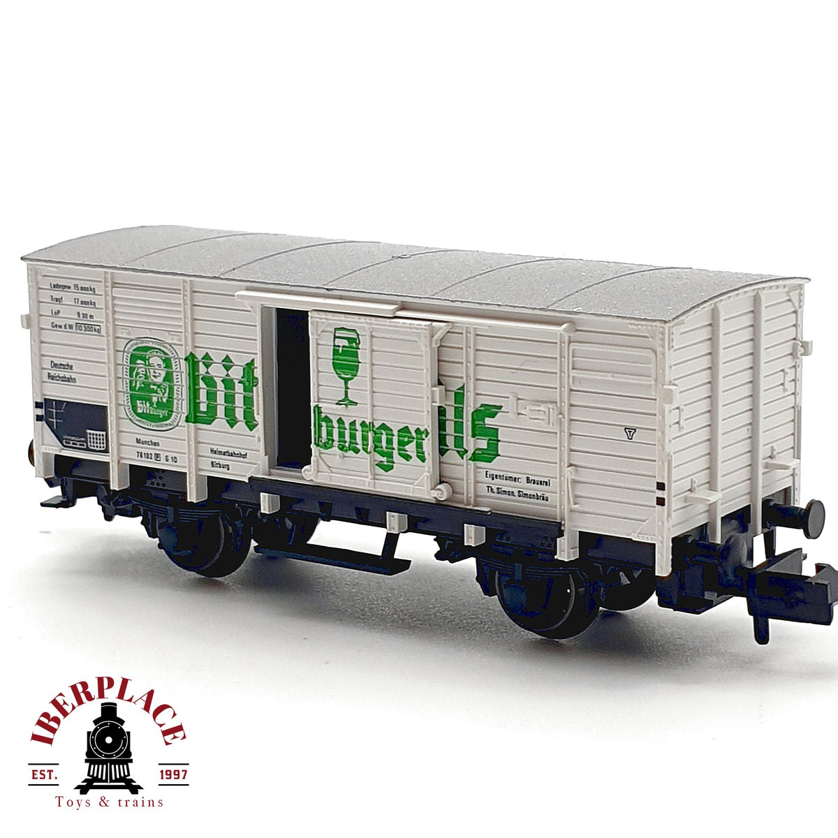 ♻️ Fleischmann 8362 Vagon Cervezero Bitburger Pils DRG Ep II escala N 1:160