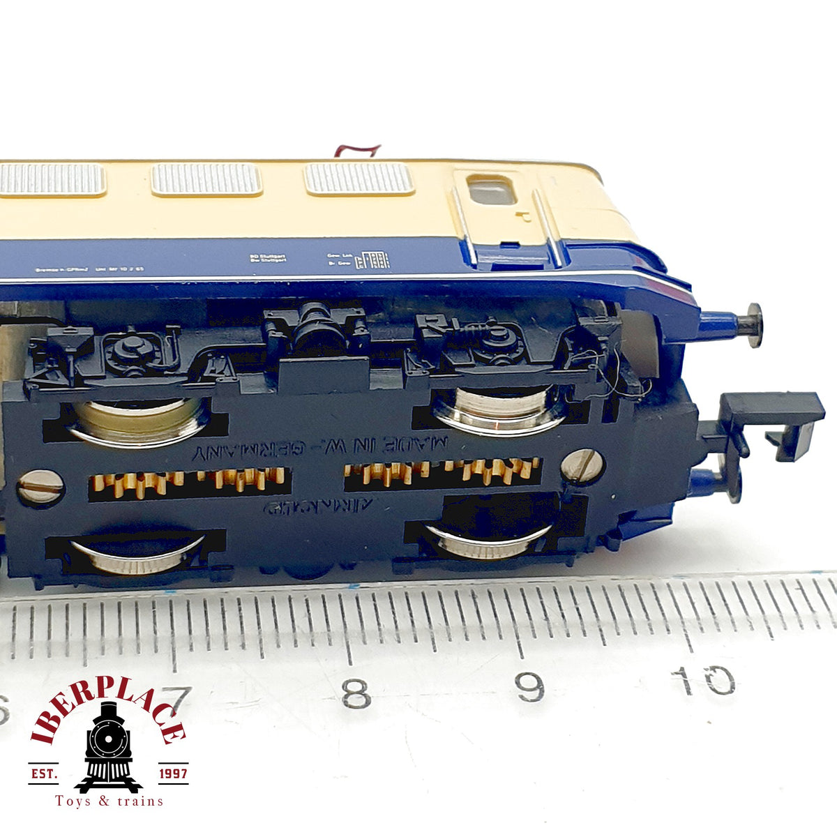 ♻️ Arnold 2315 Locomotora eléctrica E 10 1244 DB Ep III escala N 1:160