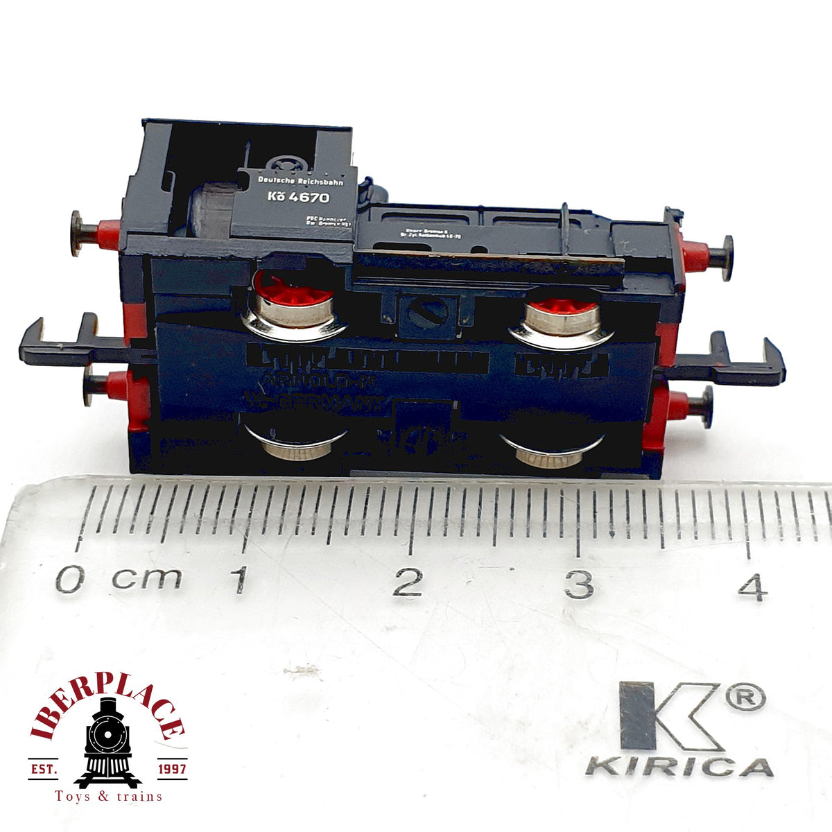 ♻️ Arnold 2066 Locomotora maniobras Kof II Ko 4670 DRG Ep II escala N 1:160