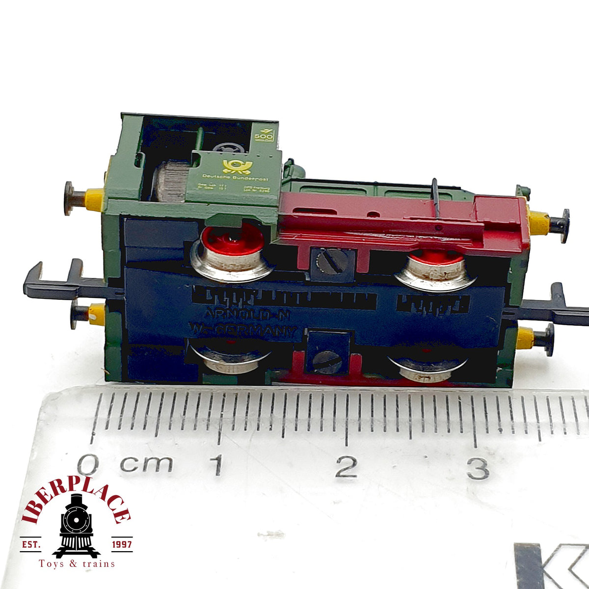 ♻️ Arnold 2049 Locomotora maniobras Kof II Deutsche Bundespost Ep III escala N 1:160