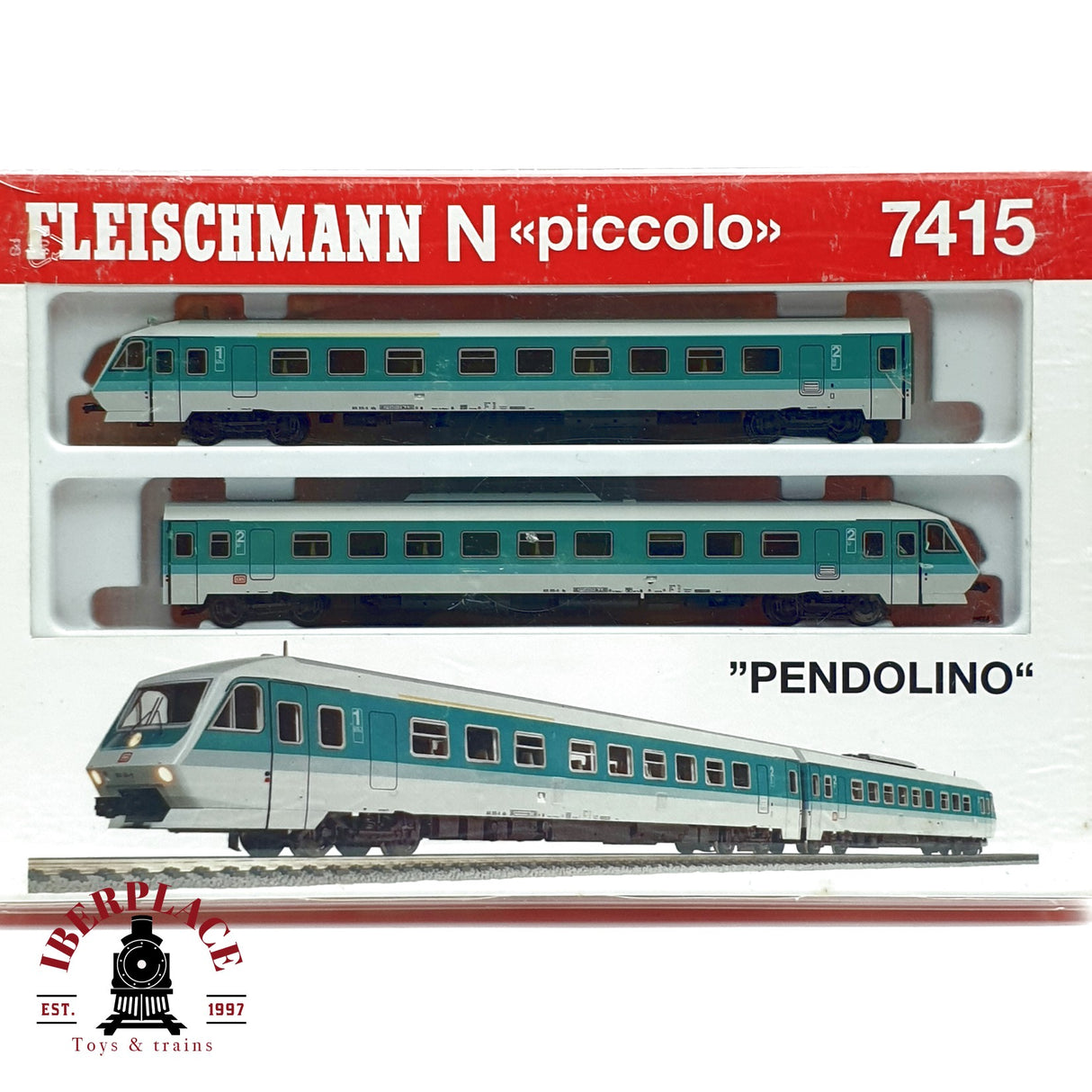 ♻️ Fleischmann 7415 Tren pendolino para piezas o restaurar DB N escala 1:160 R06