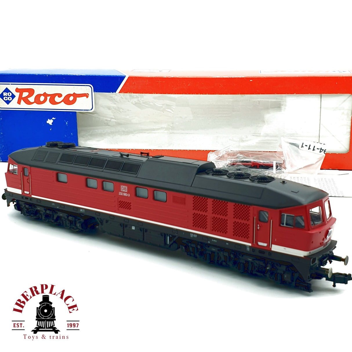 ♻️ DC Roco 43705 locomotora BR 232 DB AG H0 escala 1:87 R06