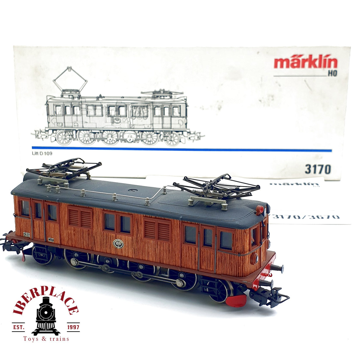 ♻️ Märklin 3170 locomotora Litt D 109 H0 escala 1:87 R06