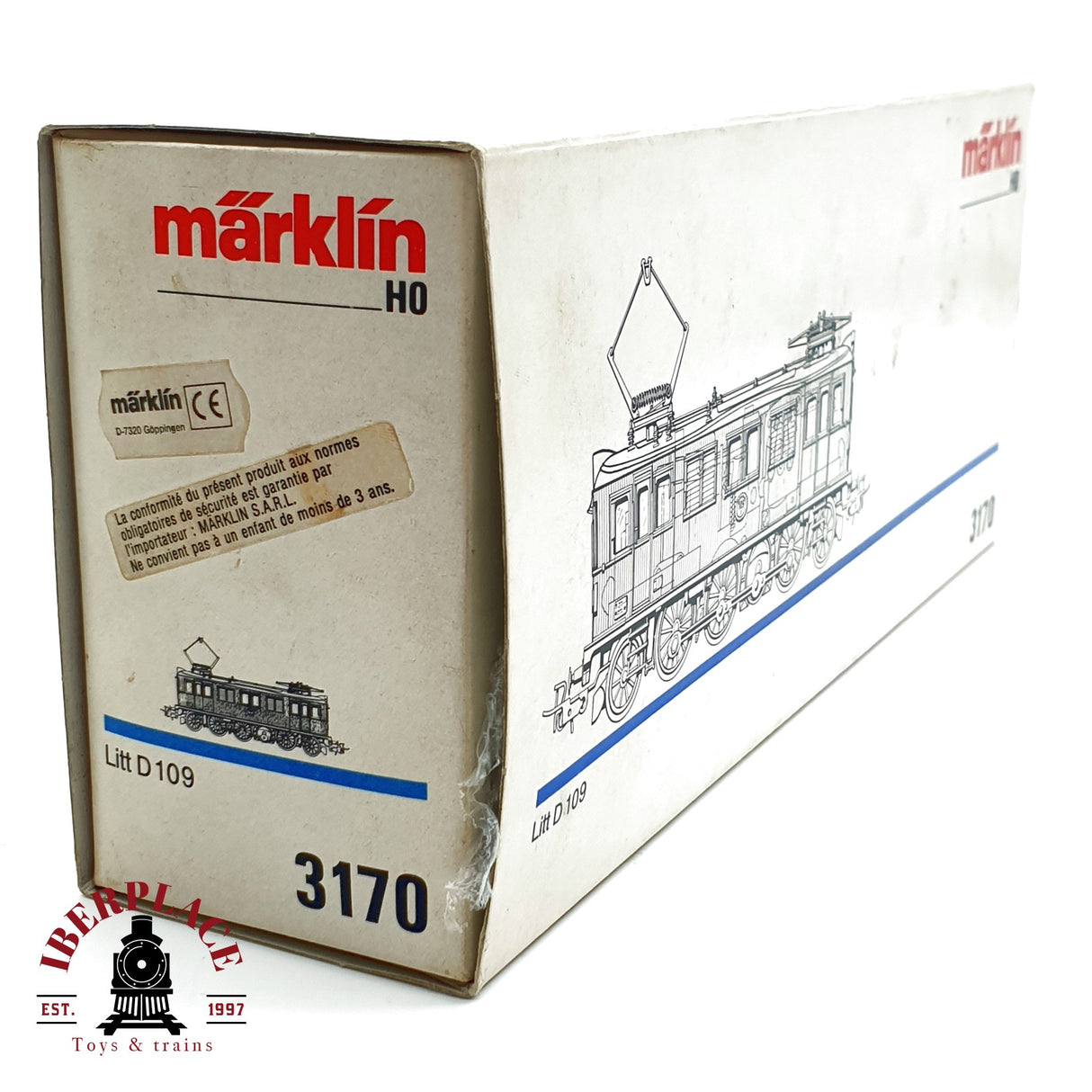♻️ Märklin 3170 locomotora Litt D 109 H0 escala 1:87 R06
