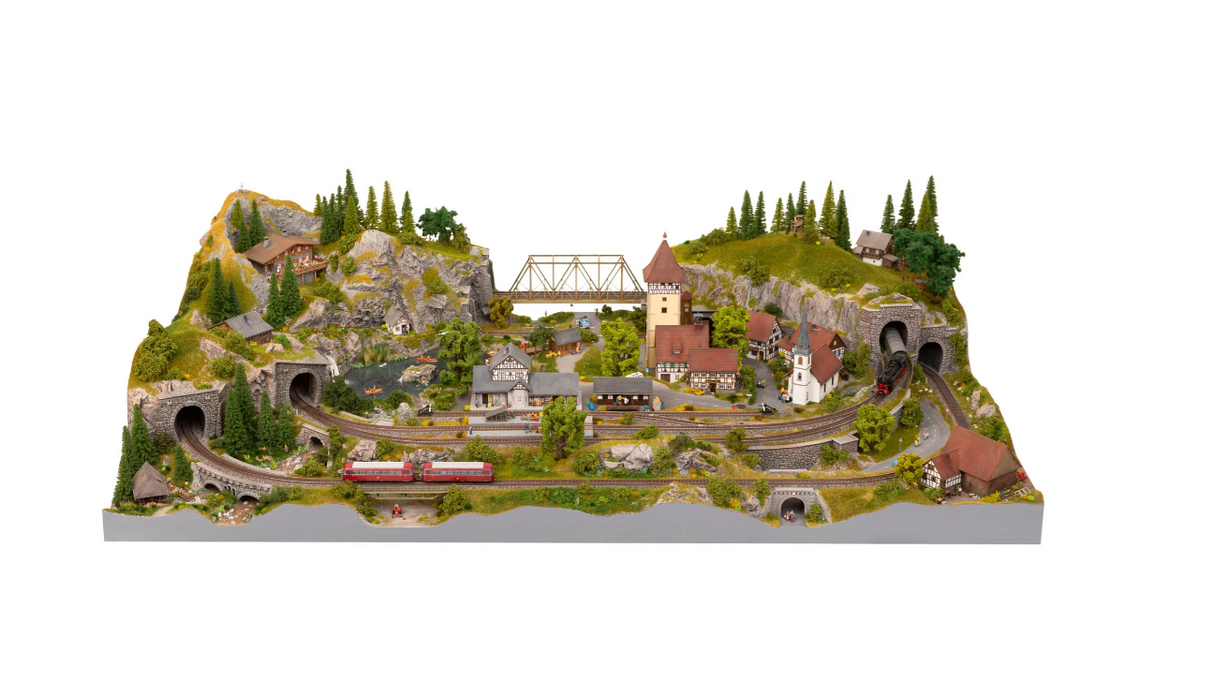 Noch 53600 Kit de ruta ferroviaria Easy-Track "Karlsberg" H0 escala 1:87 ho 00