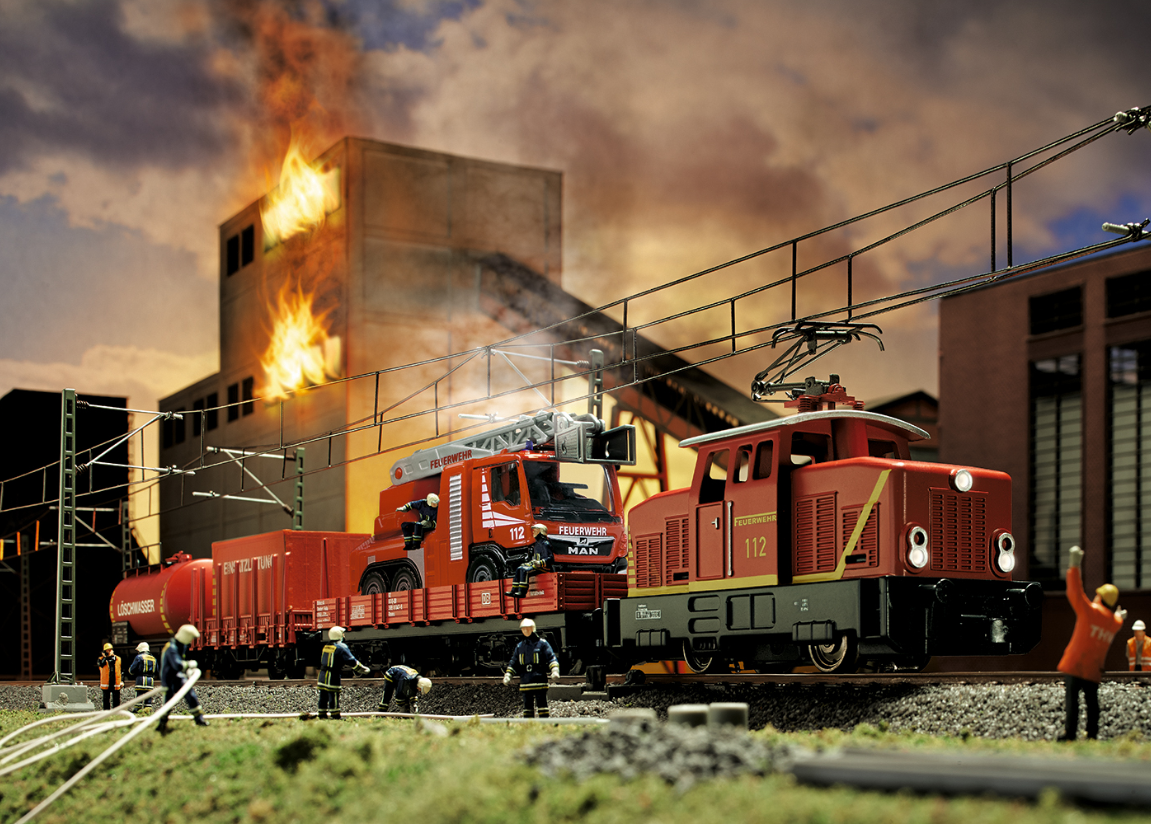 Märklin Start up 29722 Caja de iniciación "Bomberos" H0 escala 1:87 ho 00