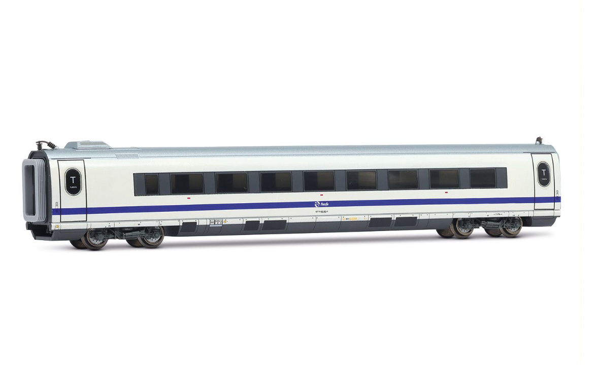 Arnold HN2611 tren de alta velocidad S-103, decoración azul/blanco original, ép. VI RENFE N escala 1:160