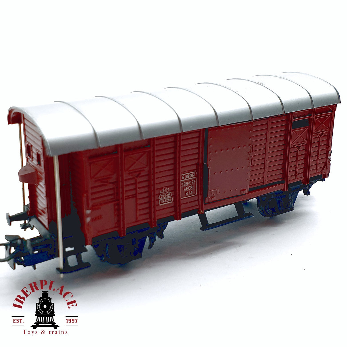 ♻️ 2da mano - Märklin vagón cerrado EUROP SBB CFF H0 escala 1:87