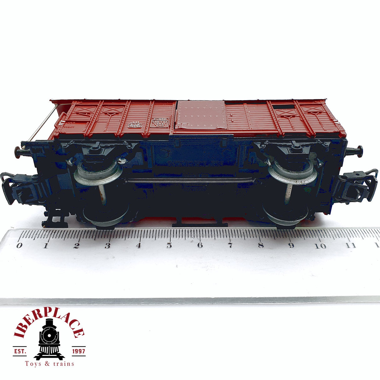 ♻️ 2da mano - Märklin vagón cerrado EUROP SBB CFF H0 escala 1:87