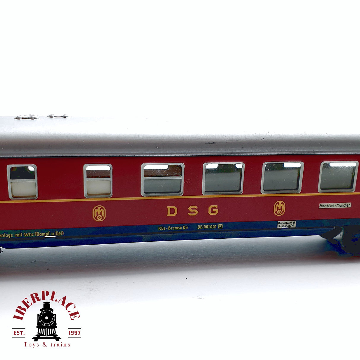 ♻️ 2da mano - Märklin vagón pasajeros DSG coche restaurante en metal H0 escala 1:87