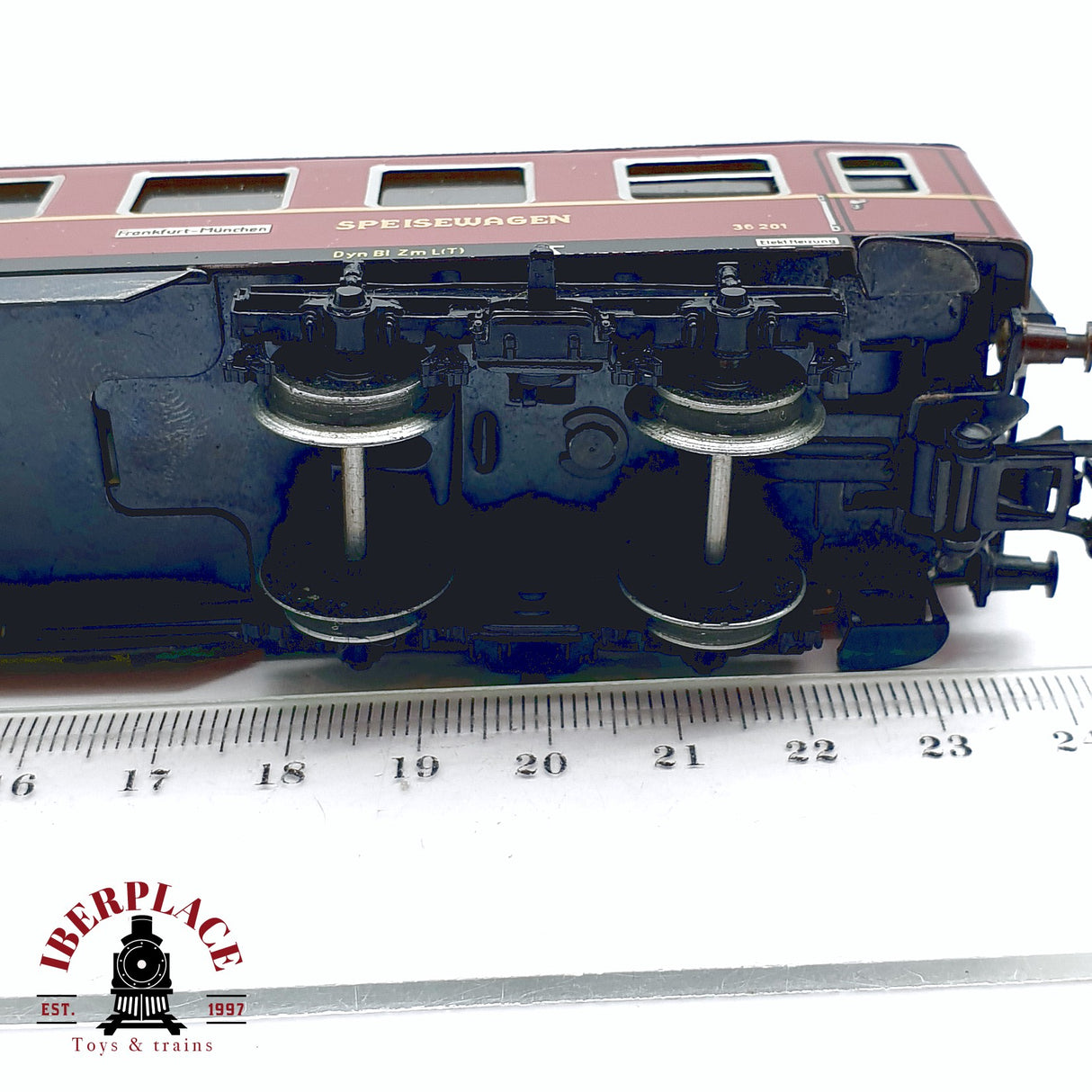 ♻️ 2da mano - Märklin vagón pasajeros DSG coche restaurante en metal H0 escala 1:87