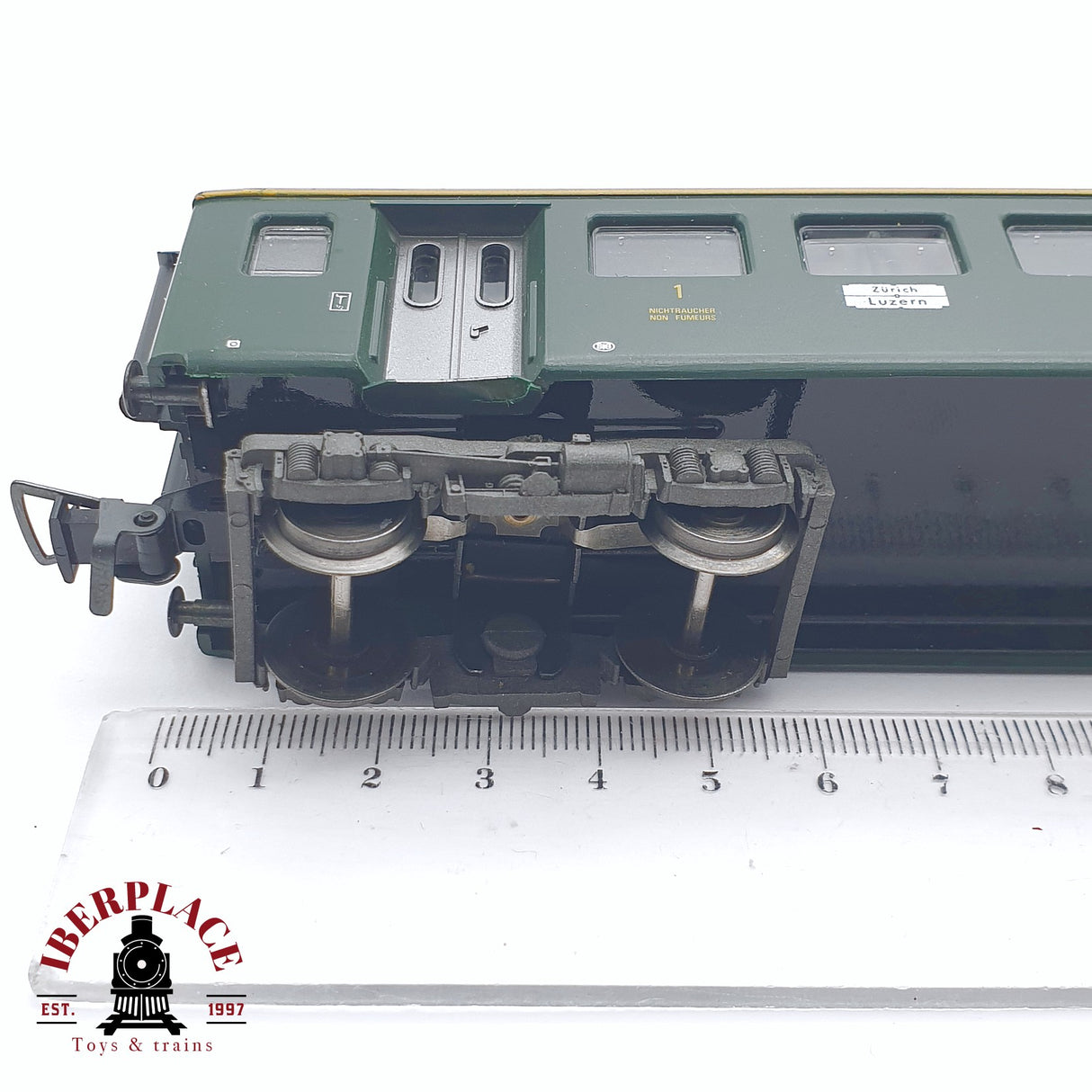 ♻️ 2da mano - DC Fleischmann 5133 vagón pasajeros SBB clase 1 H0 escala 1:87