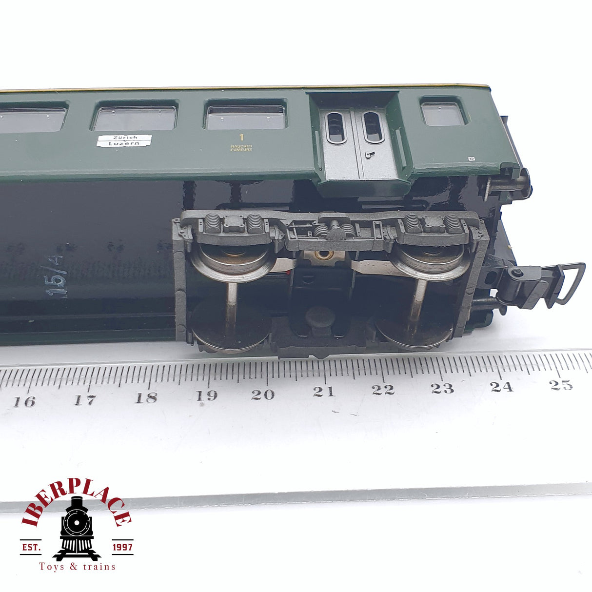 ♻️ 2da mano - DC Fleischmann 5133 vagón pasajeros SBB clase 1 H0 escala 1:87