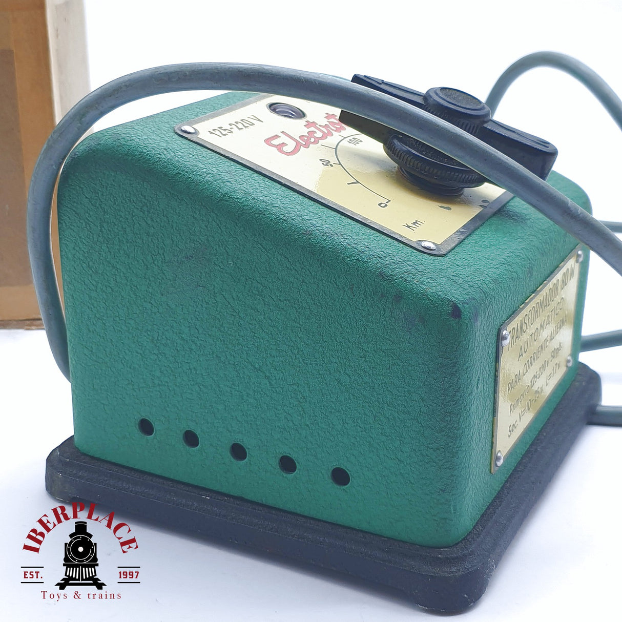 ♻️ 2da mano - Electrotren Transformador antiguo para decoración 80W automático H0 escala 1:87
