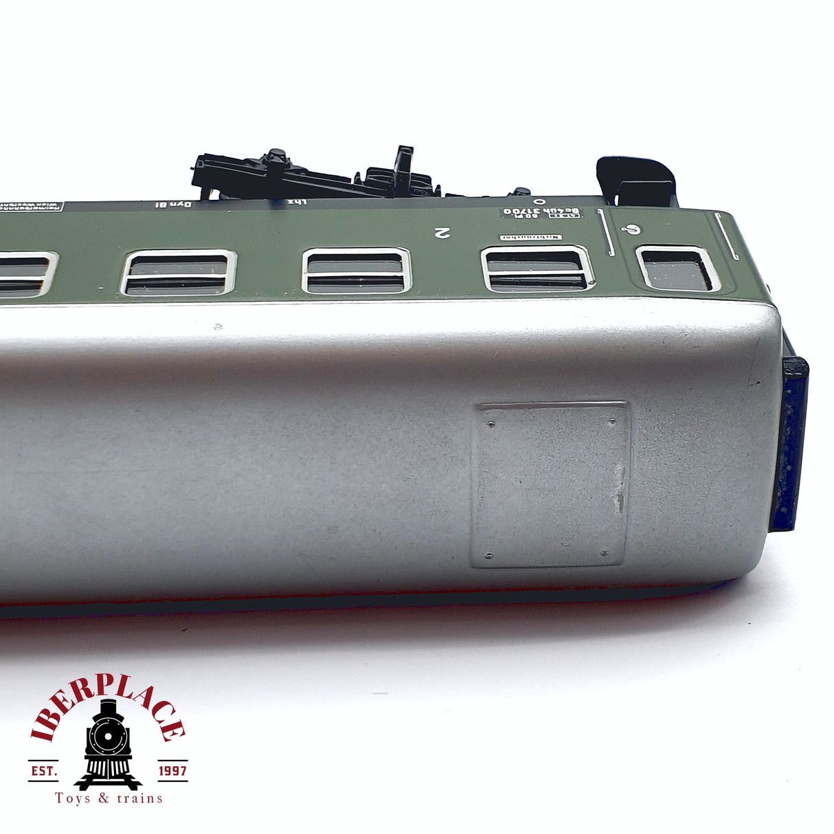 ♻️ 2da mano - Märklin vagón pasajeros ÖBB verde en metal H0 escala 1:87