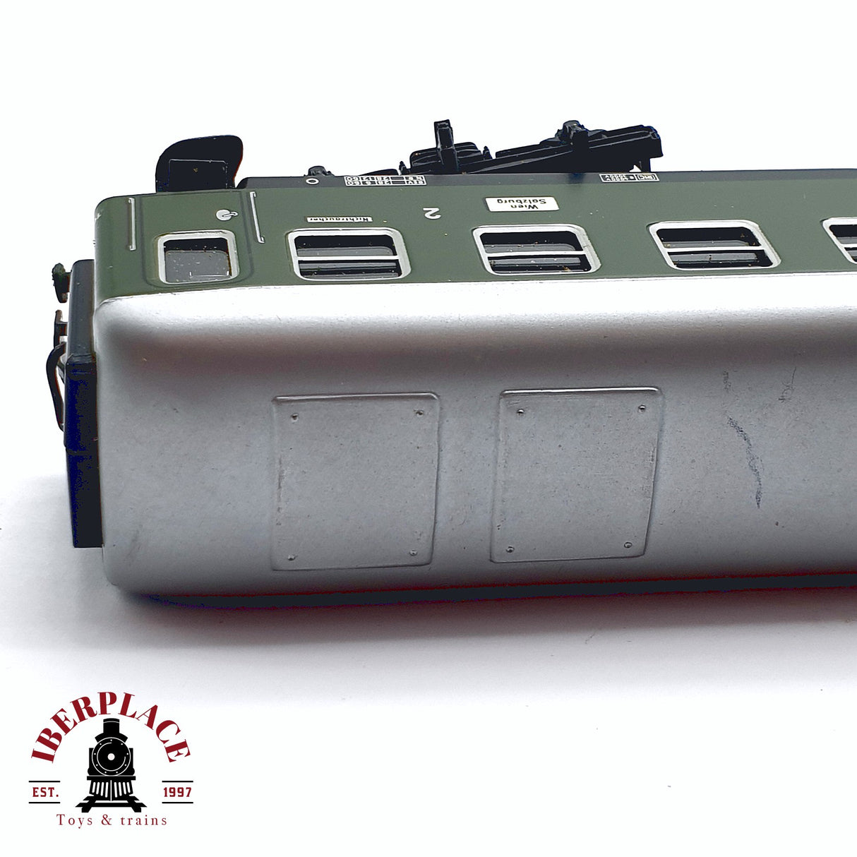 ♻️ 2da mano - Märklin vagón pasajeros ÖBB verde en metal H0 escala 1:87