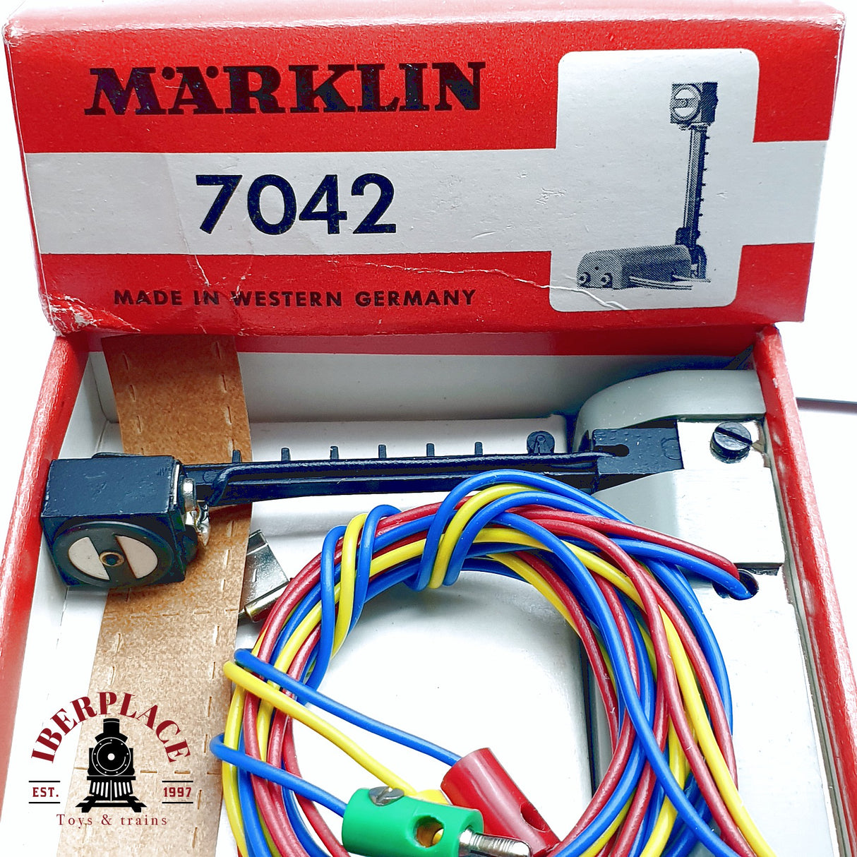 ♻️ 2da mano - Märklin 7042 Señal de bloqueo de vía - Sin Usar H0 escala 1:87 6/9