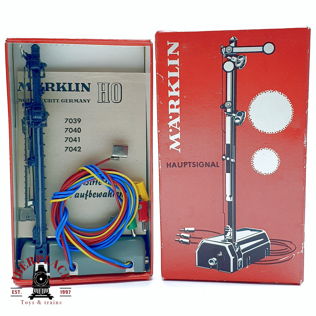 ♻️ 2da mano - Märklin 7040 Señal principal - Sin usar H0 escala 1:87 2/4