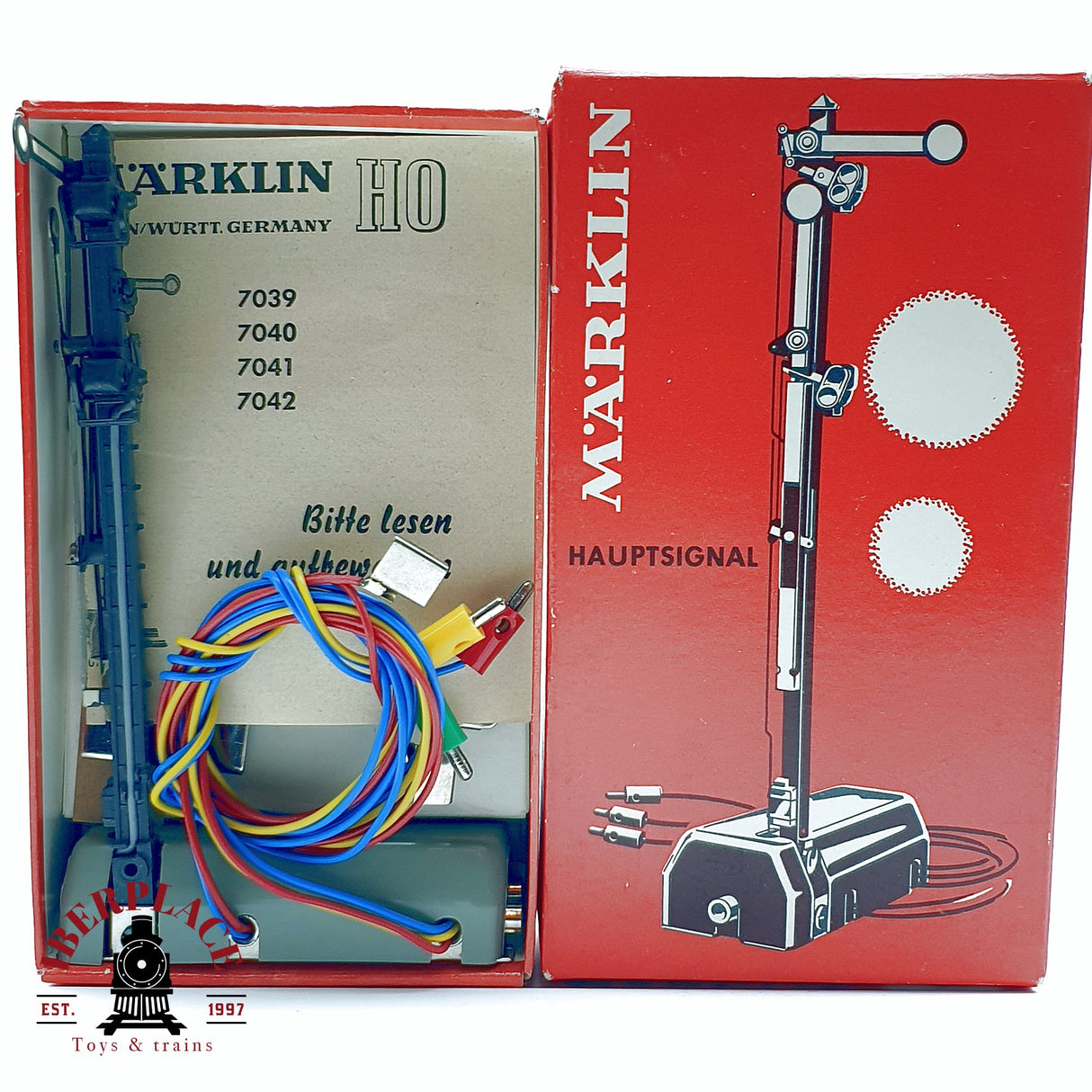 ♻️ 2da mano - Märklin 7040 Señal principal - Sin usar H0 escala 1:87 4/4
