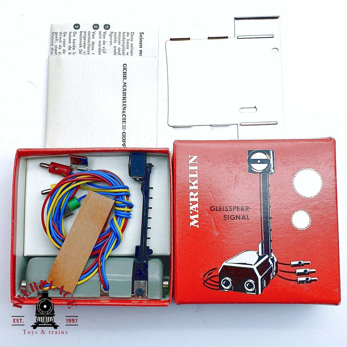 ♻️ 2da mano - Märklin 7042 Señal de bloqueo de vía - Sin Usar H0 escala 1:87 7/9