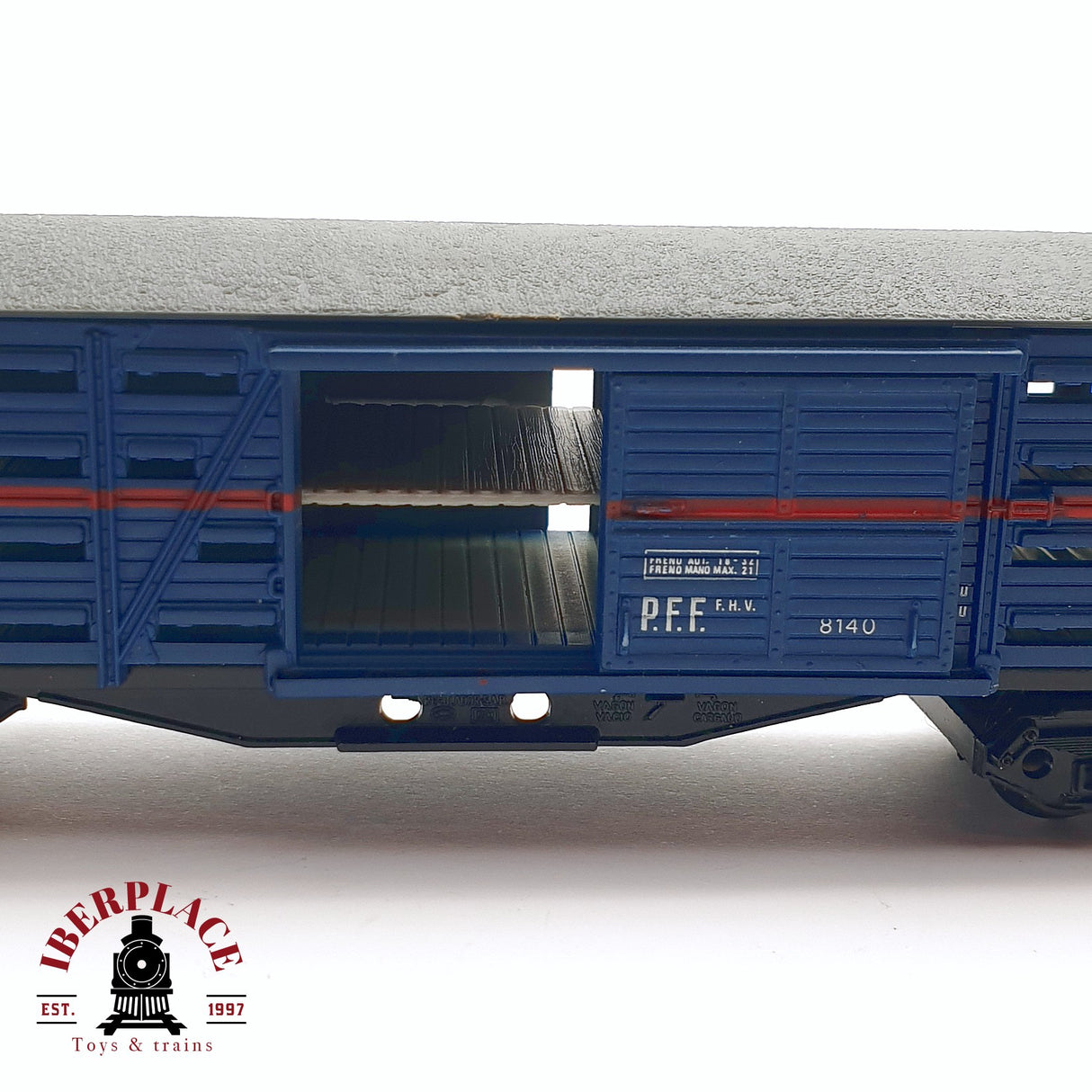 ♻️ 2da mano - DC Electrotren 5423 vagón Transfesa RENFE 8140 H0 escala 1:87