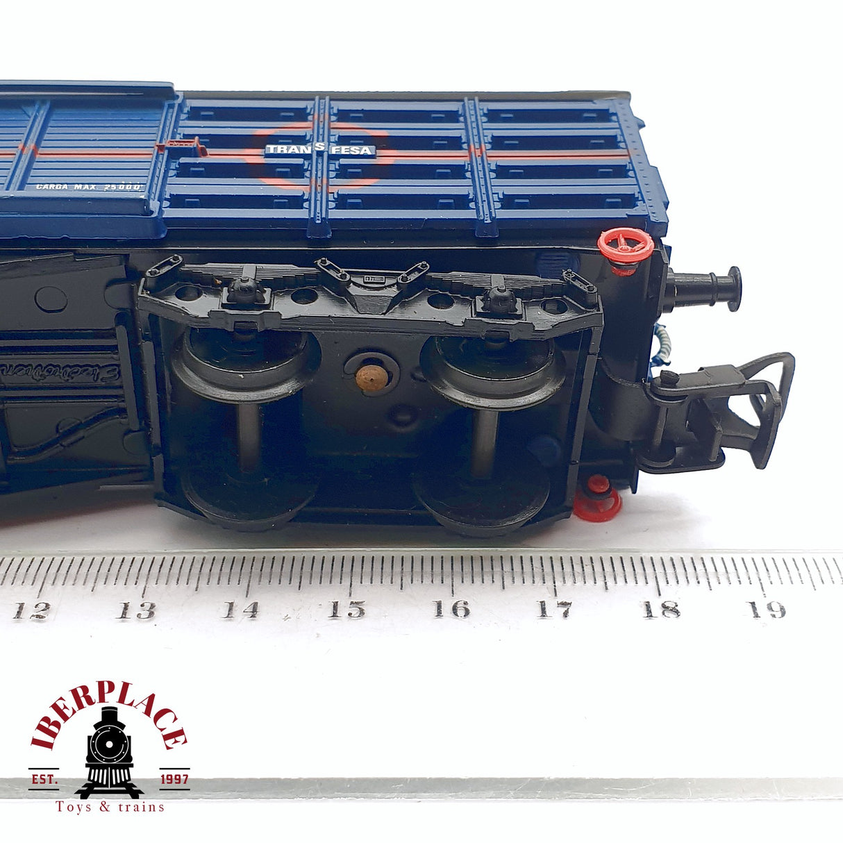 ♻️ 2da mano - DC Electrotren 5423 vagón Transfesa RENFE 8140 H0 escala 1:87