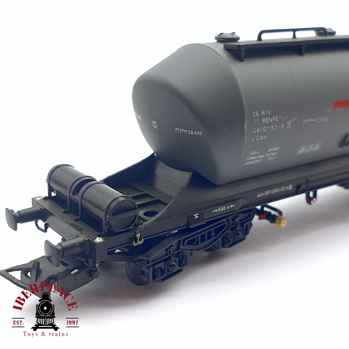 ♻️ 2da mano - DC Electrotren 5401 vagón transfesa RENFE 097 0133-9 H0 escala 1:87