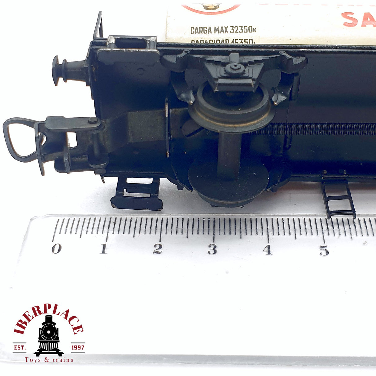 ♻️ 2da mano - DC Electrotren vagón cisterna central leche santander RENFE H0 escala 1:87