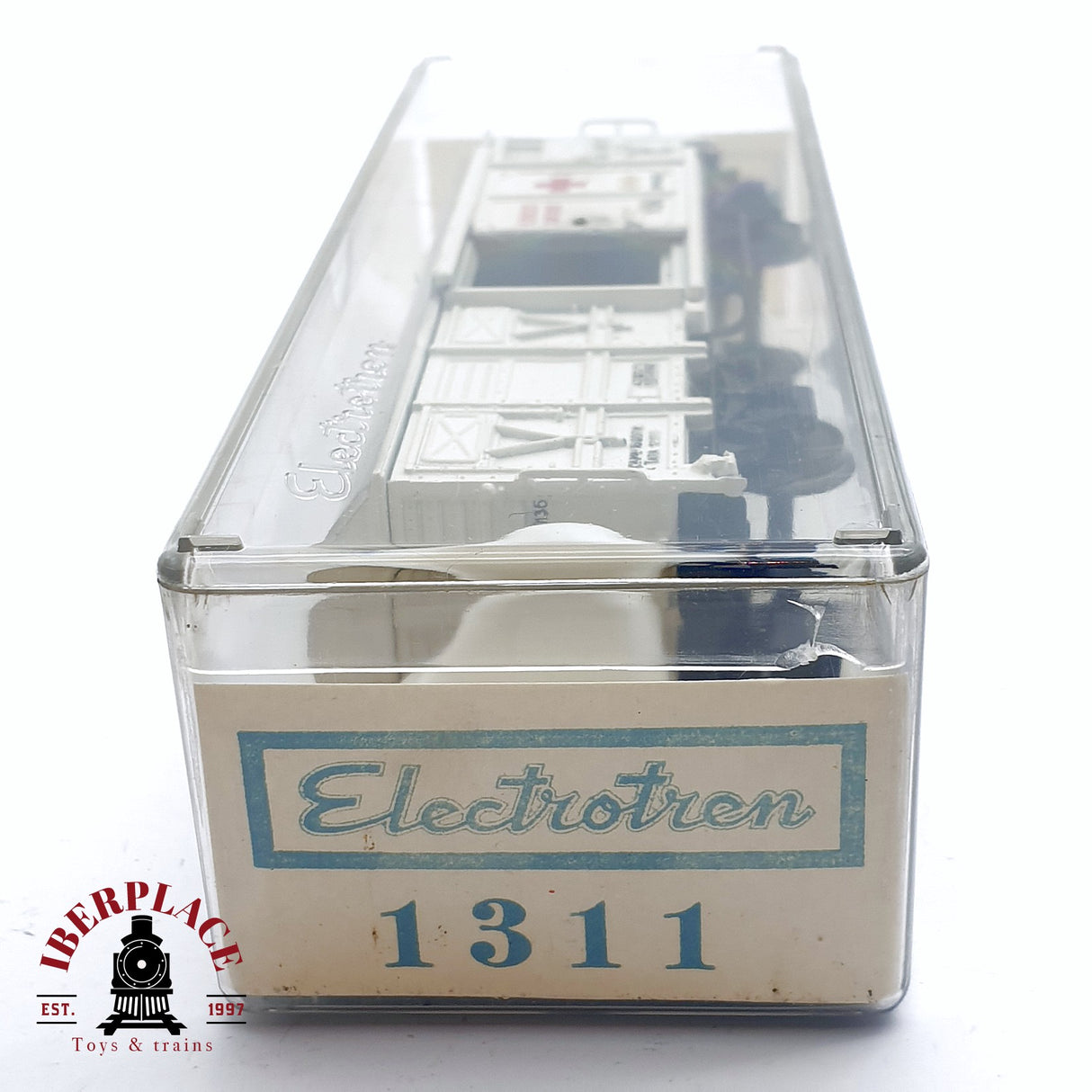 ♻️ 2da mano - DC Electrotren 1311 vagón Cruz Roja servicios sanitarios RENFE H0 escala 1:87