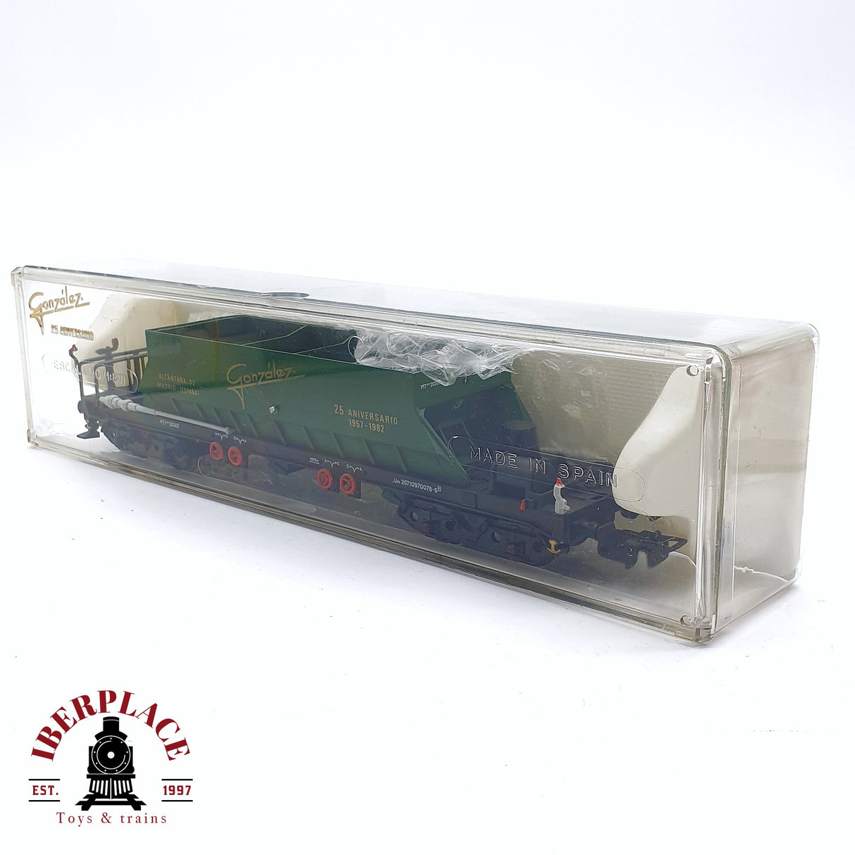 ♻️ 2da mano - DC Electrotren vagon tolva gonzalez 25 Aniversario 1957-1982 H0 escala 1:87