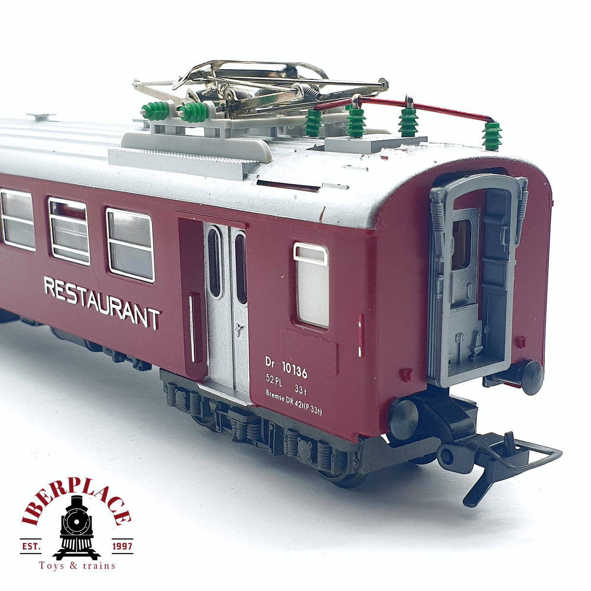 ♻️ 2da mano - DC Fleischmann 5131 vagón pasajeros restaurante SBB CFF 10136 H0 escala 1:87