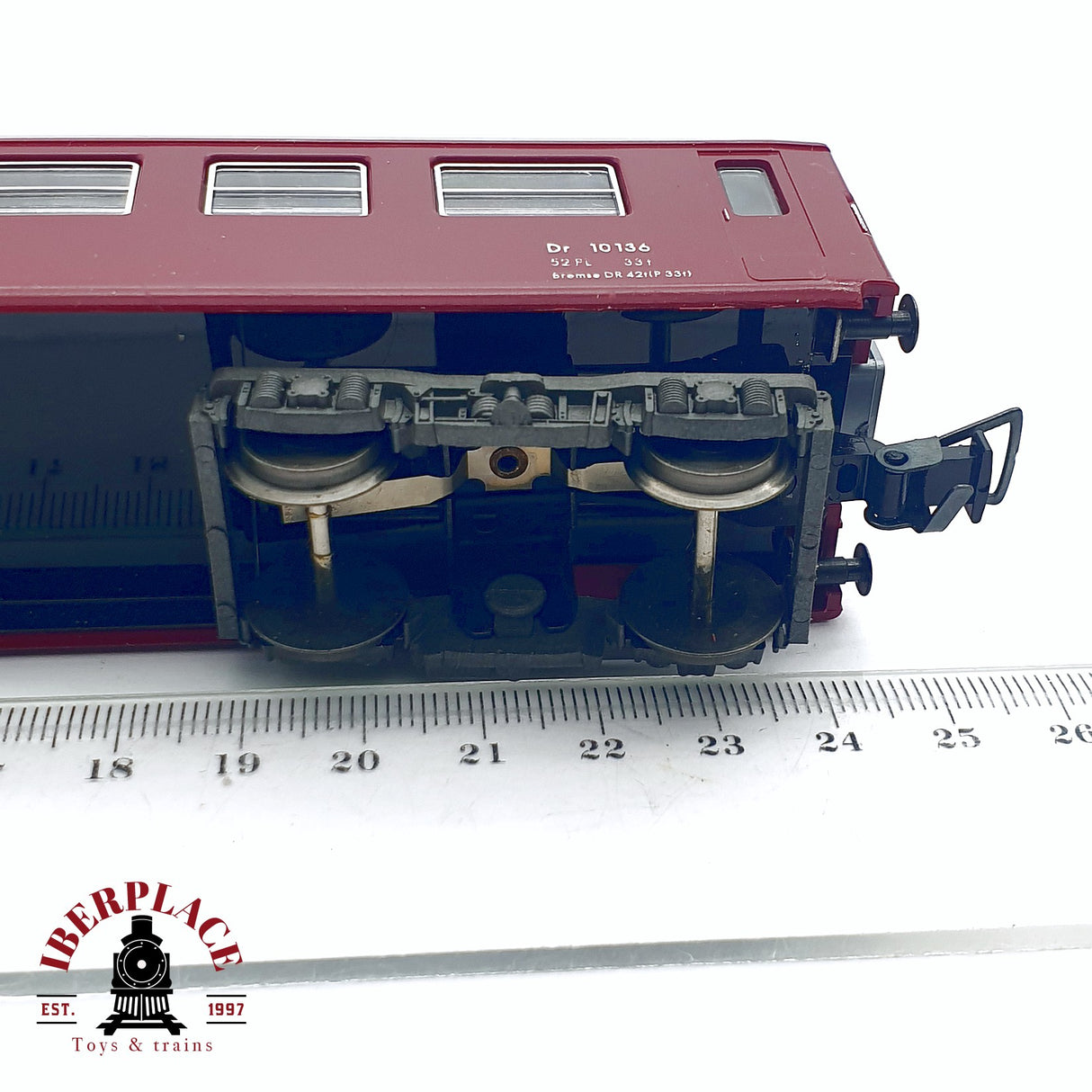 ♻️ 2da mano - DC Fleischmann 5131 vagón pasajeros restaurante SBB CFF 10136 H0 escala 1:87