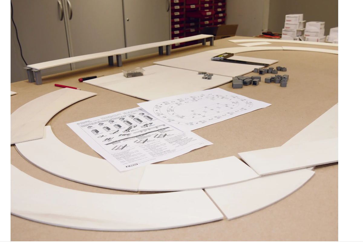 Noch 53600 Kit de ruta ferroviaria Easy-Track "Karlsberg" H0 escala 1:87 ho 00