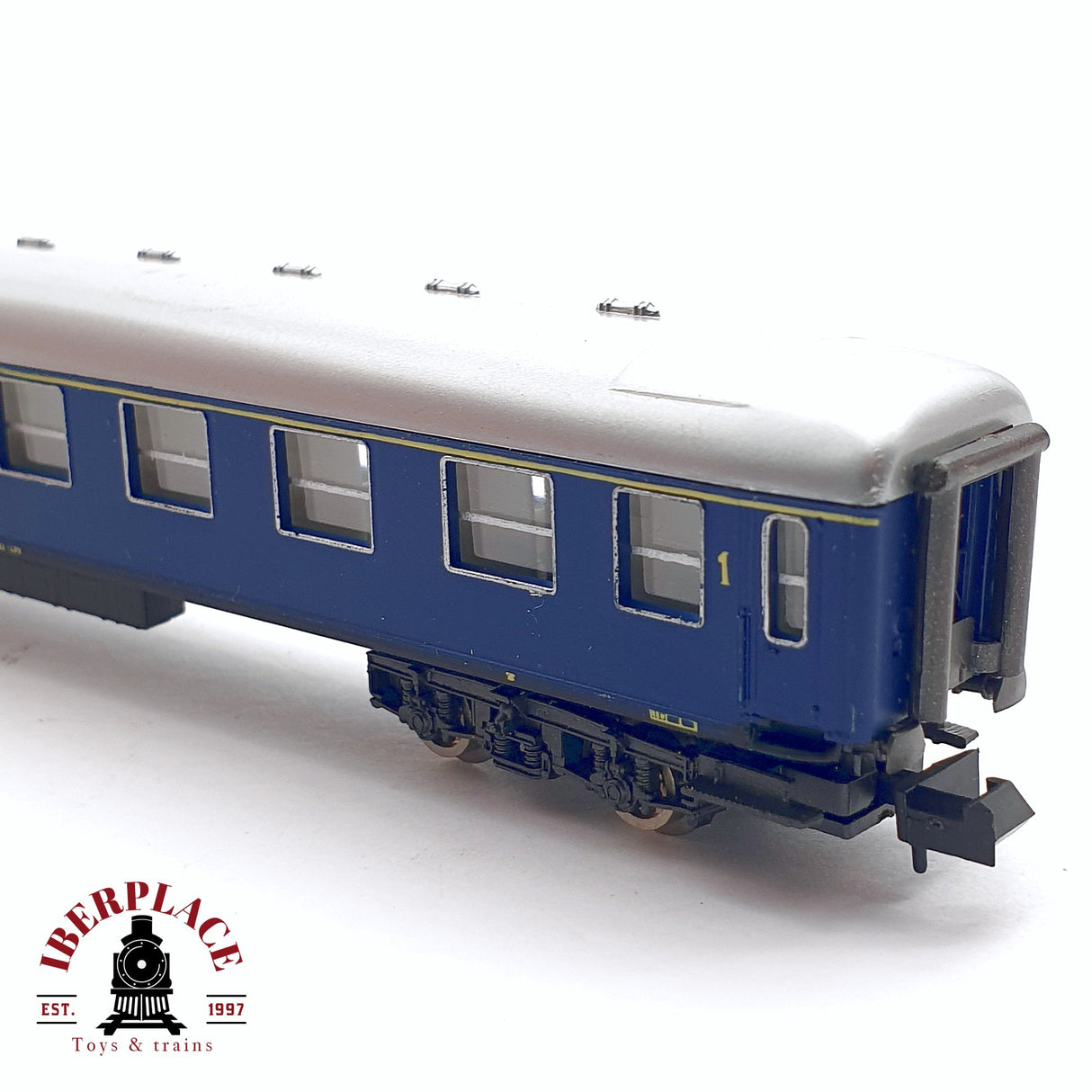 ♻️ 2da mano - Atlas 2681 vagón de pasajeros DB clase 1 azul N escala 1:160