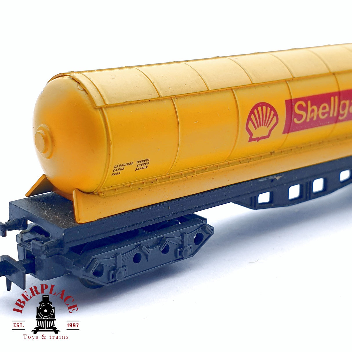 ♻️ 2da mano - IBERTREN 365 vagón cisterna Shellgas RENEF RN N escala 1:160