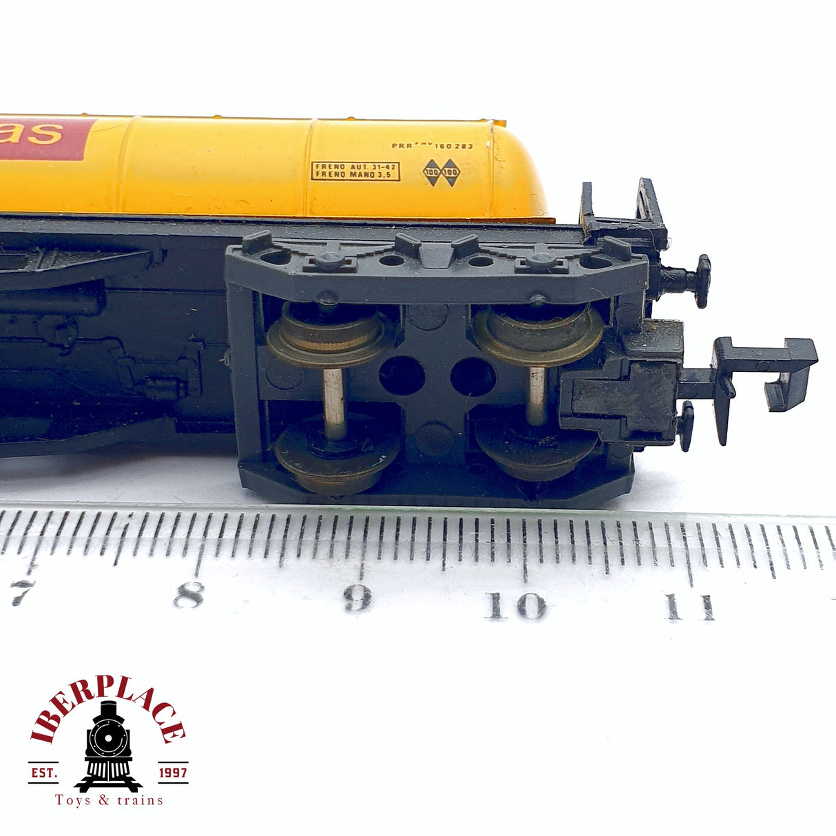 ♻️ 2da mano - IBERTREN 365 vagón cisterna Shellgas RENEF RN N escala 1:160