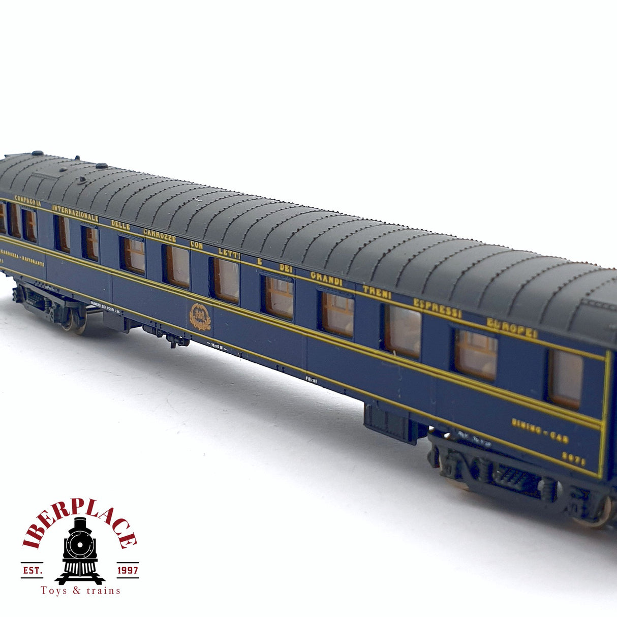 ♻️ 2da mano - Rivarossi 9553 vagón pasajeros coche restaurante grand Express Europeens N escala 1:160