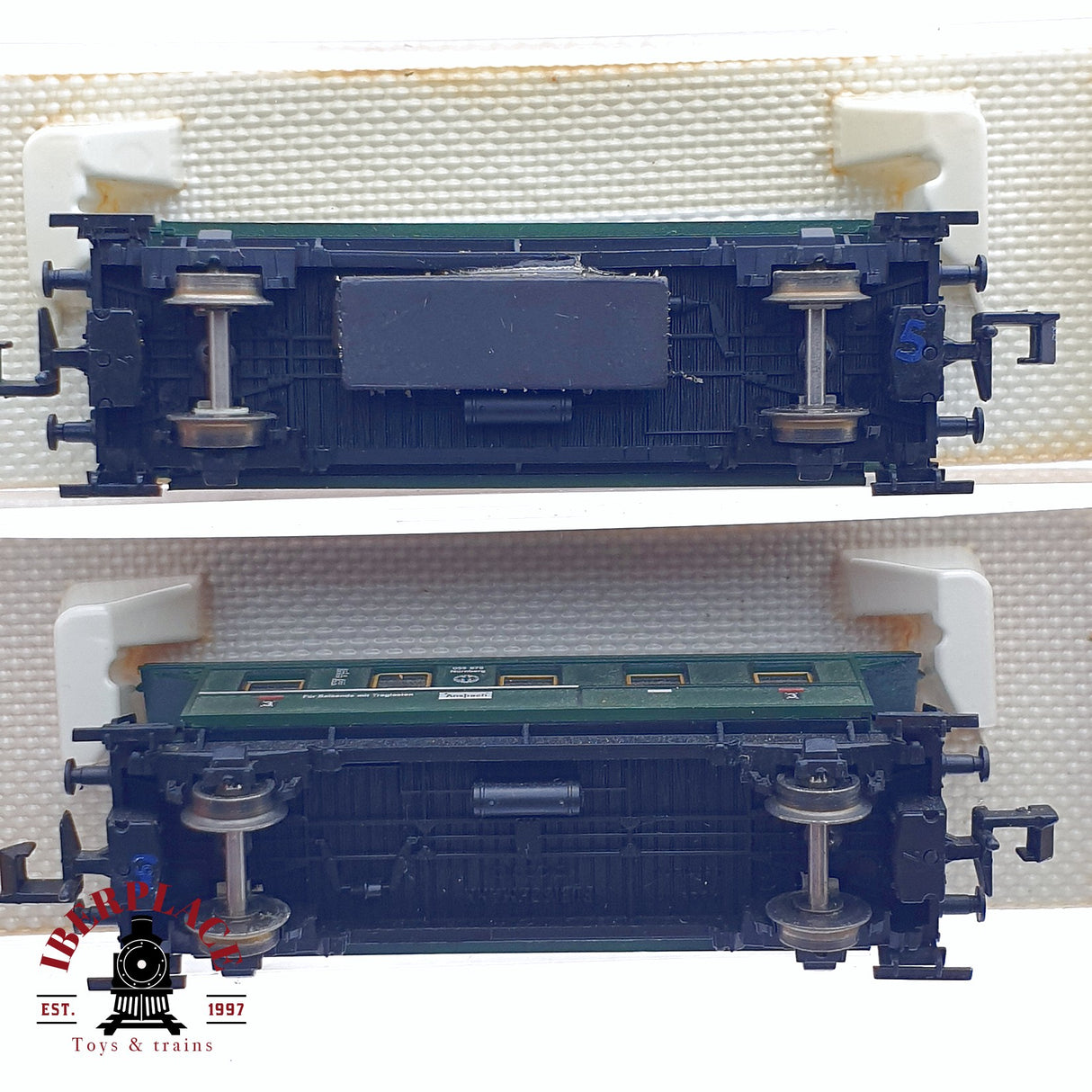 ♻️ 2da mano - 4x Fleischmann 8065/66/67 vagones pasajeros DR N escala 1:160