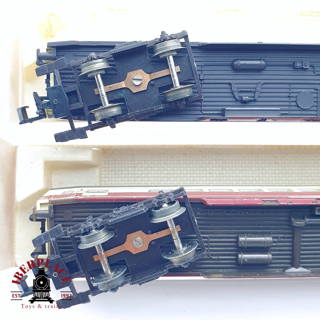 ♻️ 2da mano - 5x Fleischmann vagones pasajeros y restaurante Restaurante DB N escala 1:160