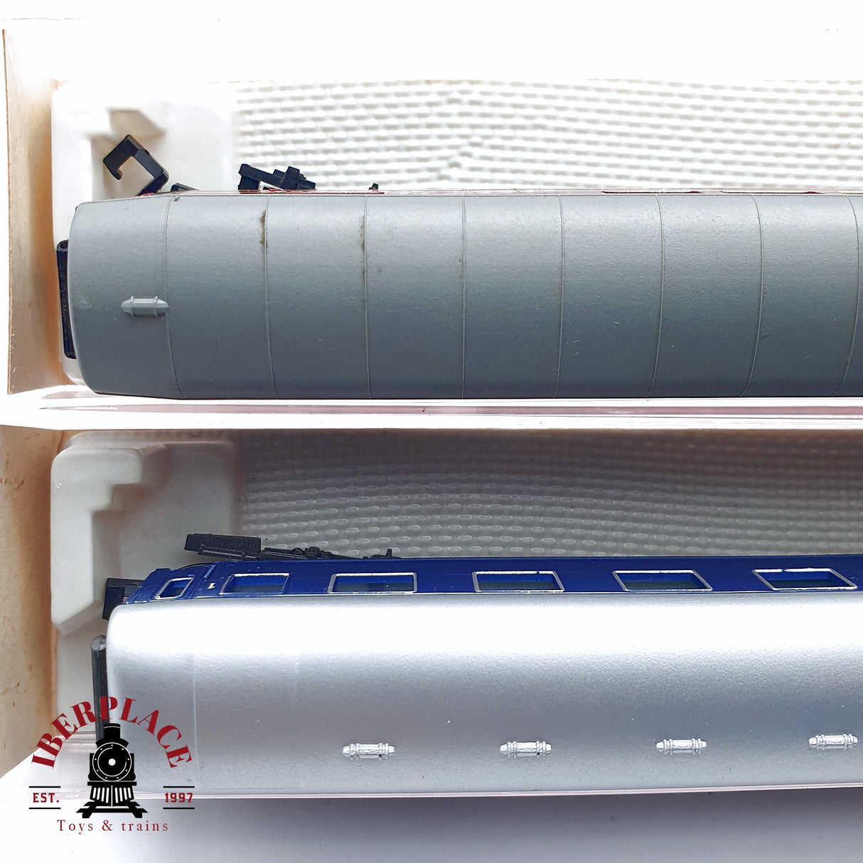 ♻️ 2da mano - 4x Fleischmann vagones pasajeros, equipajes, restaurante DB N escala 1:160