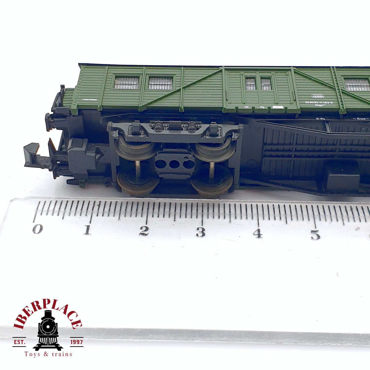 ♻️ 2da mano - Roco 02370A vagón equipajes y mercancias DB N escala 1:160