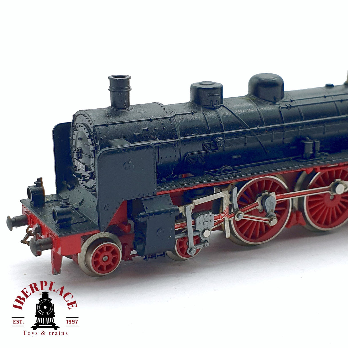 💡♻️ 2da mano - Minitrix Locomotora de vapor DR 17 212 negra N escala 1:160