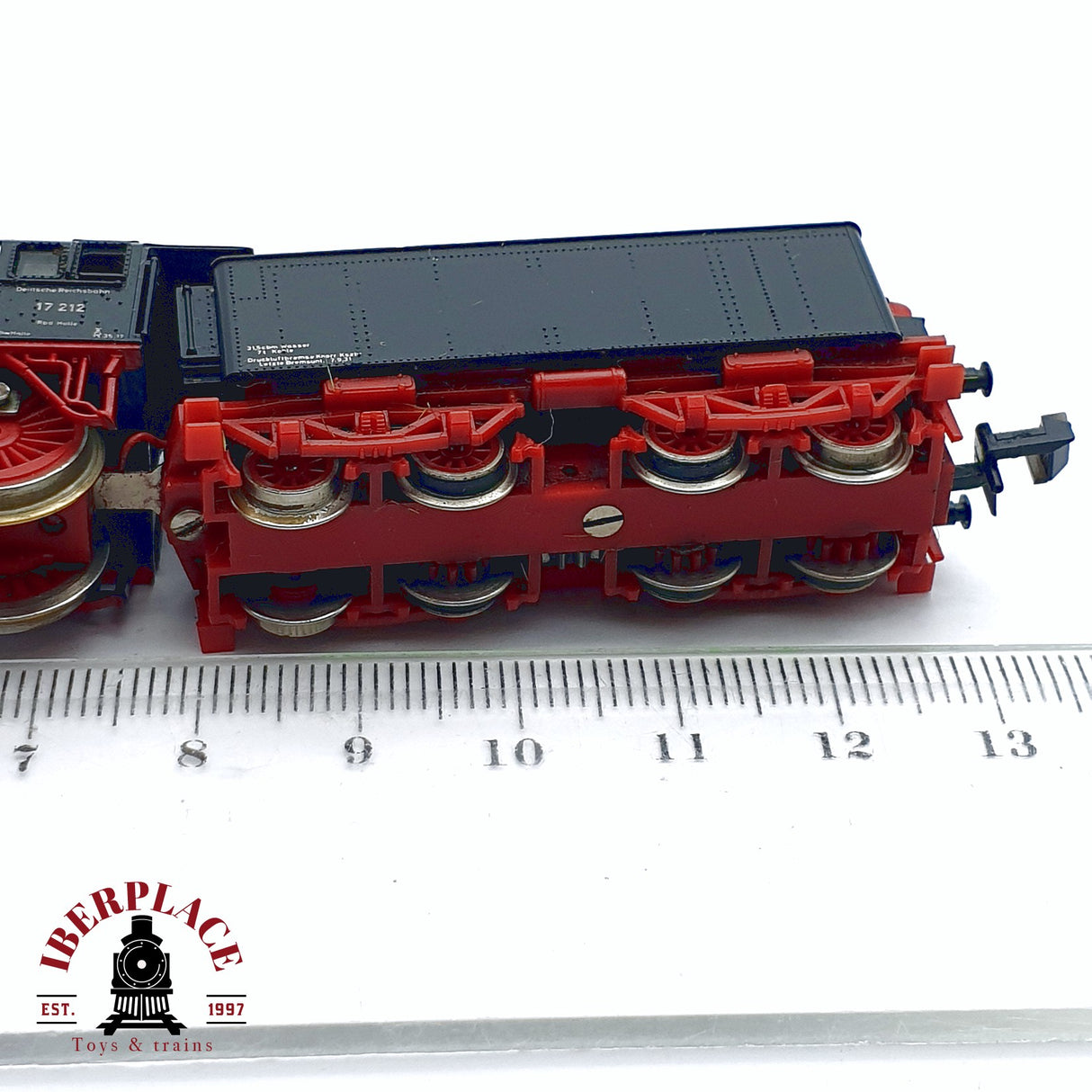 💡♻️ 2da mano - Minitrix Locomotora de vapor DR 17 212 negra N escala 1:160