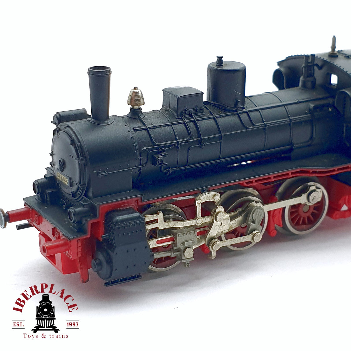 ♻️ 2da mano - Fleischmann Locomotora de vapor 537752 Negra para restaurar N escala 1:160