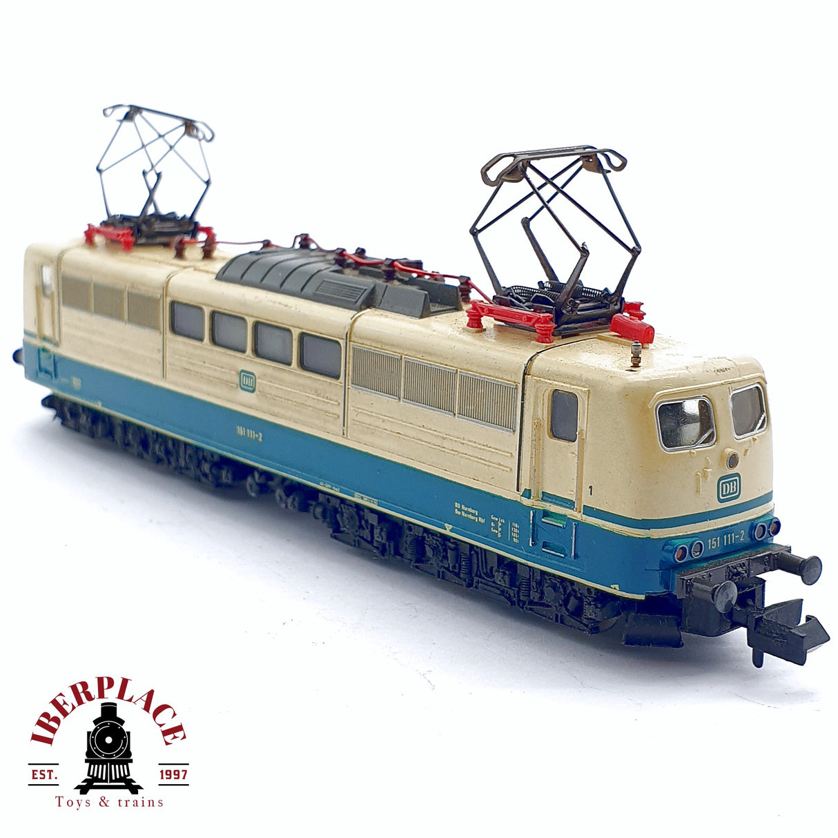 ♻️ 2da mano - Fleischmann 7380 Locomotora eléctrica DB 151 111-2 N escala 1:160