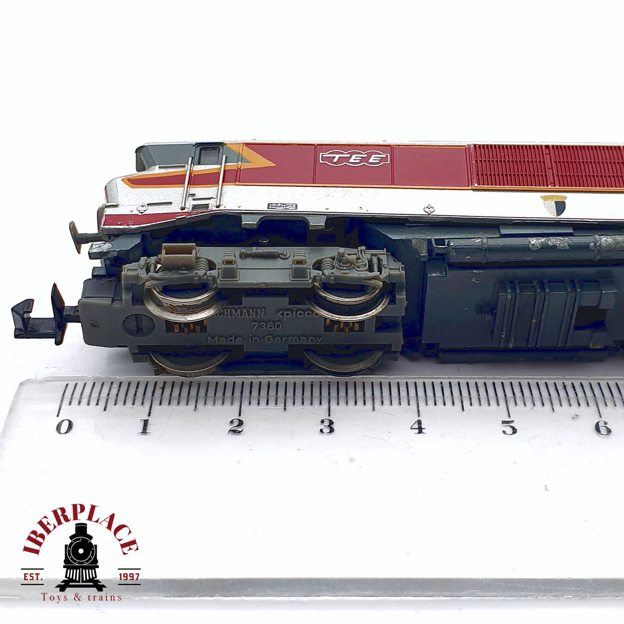 ♻️ 2da mano - Fleischmann 7360 Locomotora eléctrica TEE SNCF 15 006 para piezas de repuesto N escala 1:160