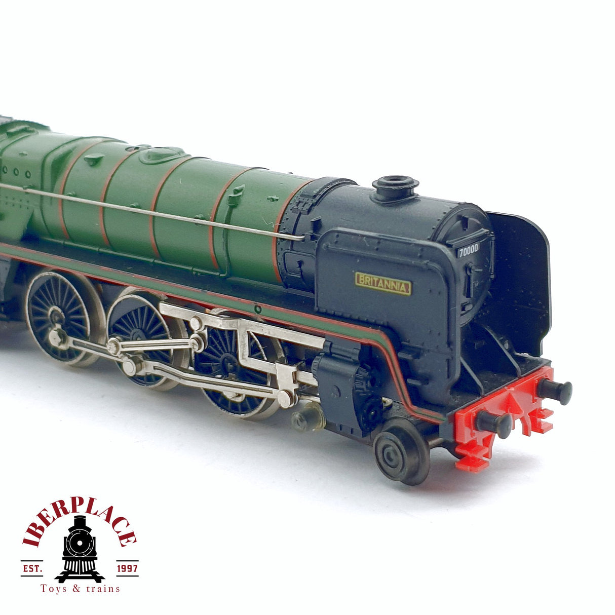 💡♻️ 2da mano - Minitrix Locomotora de vapor 70000 Britannia N escala 1:160