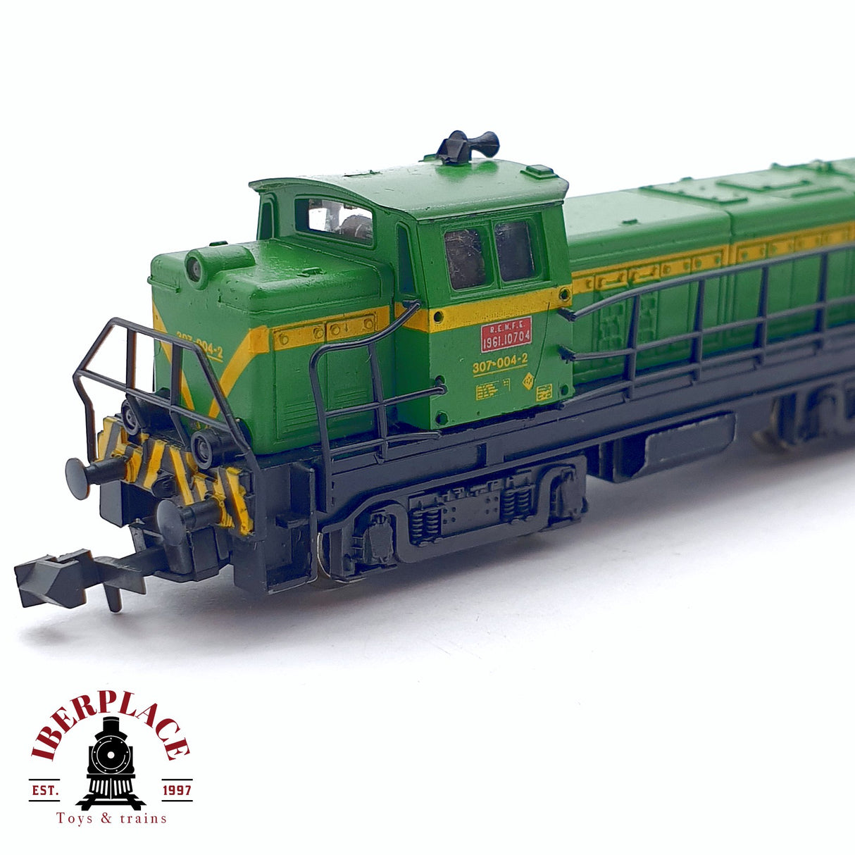 ♻️ 2da mano - Roco Locomotora diesel RENFE 307 004-2 N escala 1:160