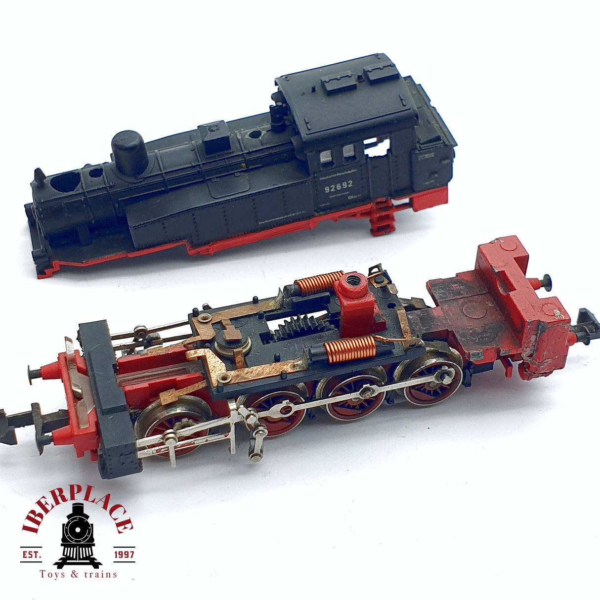 ♻️ 2da mano - IBERTREN Locomotora de vapor para piezas o repuestos N escala 1:160