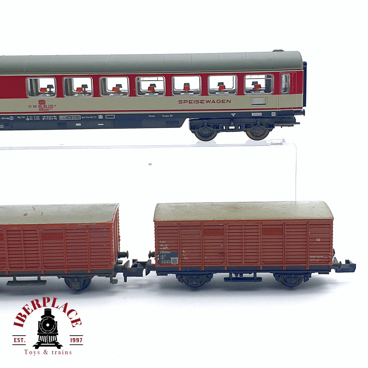 ♻️ 2da mano - Fleischmann Arnold vagones para piezas o repuestos N escala 1:160